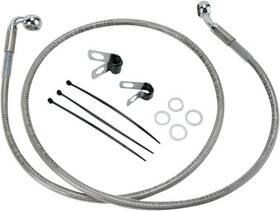 143723 Drag Specialties Ds Braided Brake Line Kit Front 2 Inch #143723 Harley Davidson Dyna