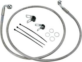143725 Drag Specialties Ds Braided Brake Line Kit Front 6 Inch #143725 Harley Davidson Dyna