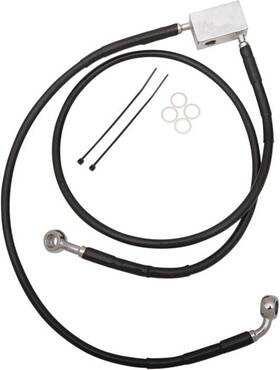 143782 Drag Specialties Ds Vinyl Brake Line Kit Rear 2 Inch Harley Davidson