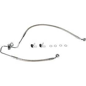 1741-0876 Drag Specialties Stainless Steel Rear Brake Line Kit