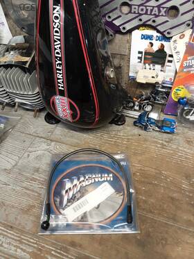 Drag Specialties 1741-1647 Magnum Harley Touring Designer Series 19 Inch Braided Front Brake Line 1741-1674