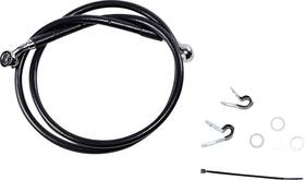 660310-blk Drag Specialties 1741-2532 Brake Line - Front Upper Black