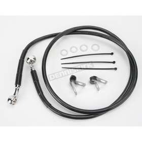 1741-2544 Drag Specialties Front Standard Length Braided Ss Brake Line Kit -