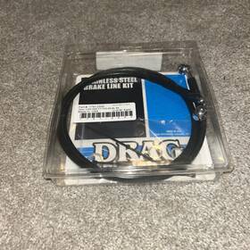 1741-2550 Drag Specialties 1741 2550 Standard Length Front Stainless Steel Brake Line K