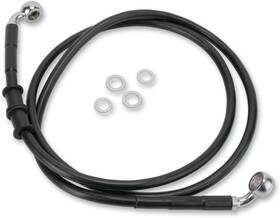 Ft10-ft15 Drag Specialties 1741-2594 Brake Line - Front Black 4 Inch Fxdwg