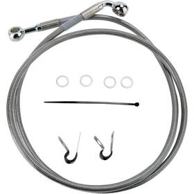 1741-2646 Drag Specialties 6 Inch Brake Line - Front Stainless Steel Xl04-10 1741-2646 Drag Specialties 6 Inch Brake Line - Front Stainless Steel Xl04-10