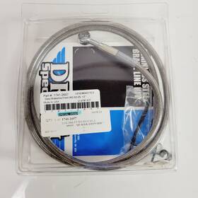 1741-265 Drag Specialties 2 Inch Brake Line Front Stainless Steel Dyna 93-05