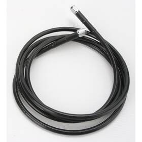 1741-2746 Drag Specialties 78 Inch Black Vinyl-coated Stainless Steel Brake Line