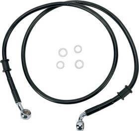 1741-2786 Drag Specialties Brake Line - Front Black
