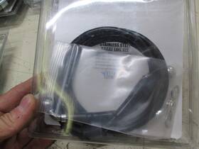 1741-2873 Drag Specialties Brake Line Kit / Harley Hd Fat Boy Lo 2011 6 Inch Black