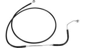 1741-2934 Drag Specialties 4 Inch Extended Length Black Vinyl Brake Line Kit