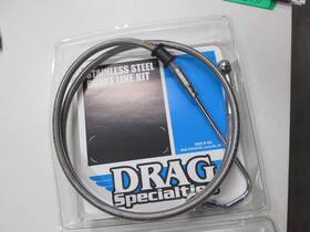 Drag Specialties 1741-2979 Harley Hd 2009-2014 Flstc Frt Brake Line Kit / Plus 8 Inch Ape
