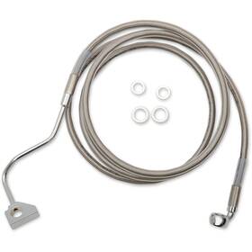 1741-4501 Drag Specialties Extended Length Stainless Steel Brake Line Kit