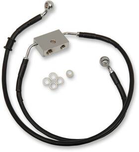 1741-5329 Drag Specialties Front Brake Line - Xl Black