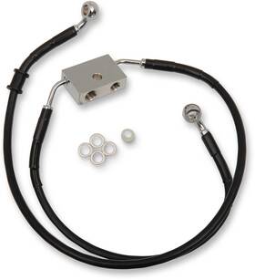 1741-5331 Drag Specialties Extended Length Stainless Steel Front Brake Line