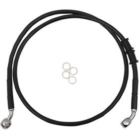 1741-5405 Drag Specialties Front Brake Line - Xl Black 6 Inch