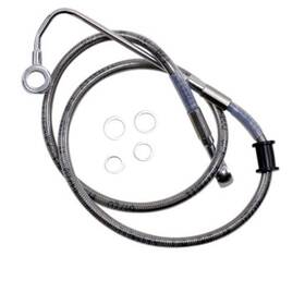 1741-5755 Drag Specialties Brake Line - 15-17 Softail Stainless Steel 2 Inch