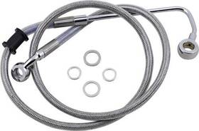 1741-5779 Drag Specialties Extended Stainless Steel Front Brake Line Kit