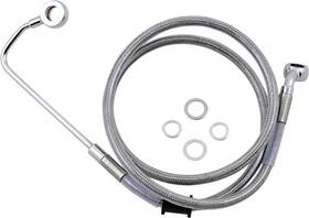 1741-5781 Drag Specialties Extended Stainless Steel Front Brake Line Kit