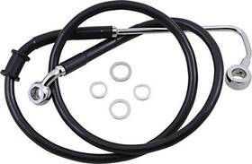 1741-5785 Drag Specialties Extended Stainless Steel Front Brake Line Kit