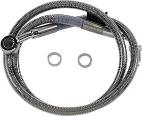 1741-5790 Drag Specialties Extended Stainless Steel Front Brake Line Kit