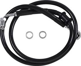 Ft18-ft20 Drag Specialties 1741-5798 Brake Line - 8 Inch Black Softail