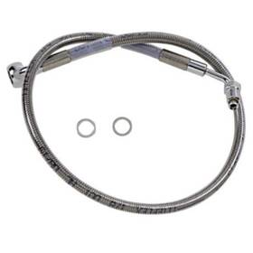 1741-5801 Drag Specialties Brake Line - 18- Softail Stainless Steel 2 Inch