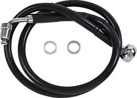 Ft18-ft20 Drag Specialties 1741-5810 Brake Line - 8 Inch Black Softail