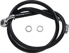 Ft18-ft20 Drag Specialties 1741-5822 Brake Line - 8 Inch Black Softail