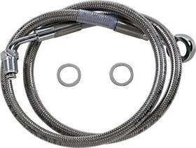 1741-5828 Drag Specialties Extended Stainless Steel Front Brake Line Kit