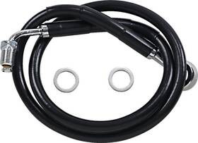 Ft18-ft20 Drag Specialties 1741-5833 Brake Line - 6 Inch Black Softail