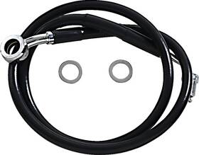 Ft18-ft20 Drag Specialties 1741-5835 Brake Line - 10 Inch Black Softail