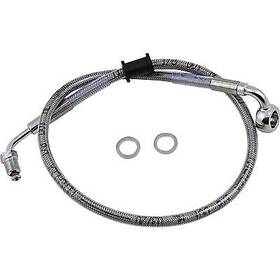 1741-5836 Drag Specialties Standard Length Front Stainless Steel Brake Line Kit
