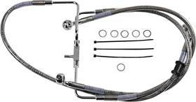 1741-5849 Drag Specialties 618566-8 Brake Line - 8 Inch Stainless Steel Xl