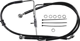 1741-5853 Drag Specialties Brake Line - 4 Inch Black Xl