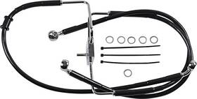1741-5854 Drag Specialties Brake Line - 6 Inch Black Xl