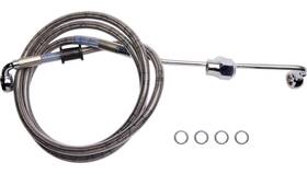 1741-6338 Drag Specialties Standard Length Abs Stainless Steel Brake Line Kits