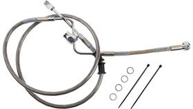 1741-6342 Drag Specialties Clear Coated Standard Length Abs Stainless Steel Rear