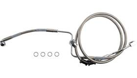 1741-6346 Drag Specialties Standard Length Abs Stainless Steel Brake Line Kits