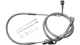 1741-6352 Drag Specialties Standard Length Abs Stainless Steel Brake Line Kits