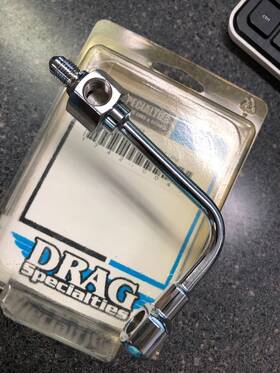 1742-0047 Drag Specialties Forward Control -3 X90 Degree Long