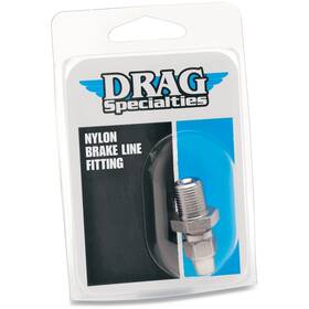 1742-0064 Drag Specialties 7/16 Inch -24 Male Straight Master Cylinder/caliper Fitting -