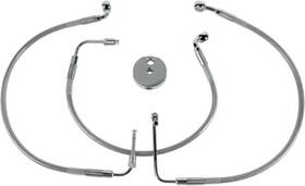 248110 Drag Specialties Front Brake Line Kit Harley Davidson Sportster 1996-2003