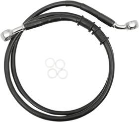 614771-2blk Drag Specialties - Brake Line Front 2 Inch Black Xl Forty-e