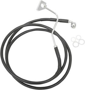 Drag Specialties 615220-blk Front Brake Line Black 615220 Blk For Harley Davidson