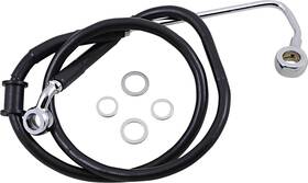 Drag Specialties 618302-2blk Brake Line Plus 2 Inches Black For Harley Softail 2015-2017