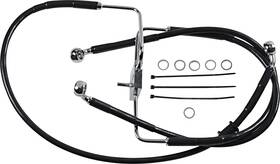 618566-10blk Drag Specialties - Brake Line 10 Inch Black Xl