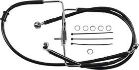 618566-6blk Drag Specialties Brake Line - Fits 6 Inch Black Xl