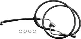 618598-blk Drag Specialties - Brake Line Rear Master Cylinder To Abs Bla