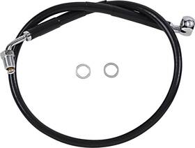 618601-2blk Drag Specialties Brake Line Plus 2 Inches Black For Harley Softail 2018-2021 618601-2blk Drag Specialties Brake Line Plus 2 Inches Black For Harley Softail 2018-2021